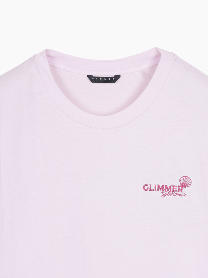T-SHIRT - sisley k short sleeve t-shirt - Lilac | Sisley K image number 3